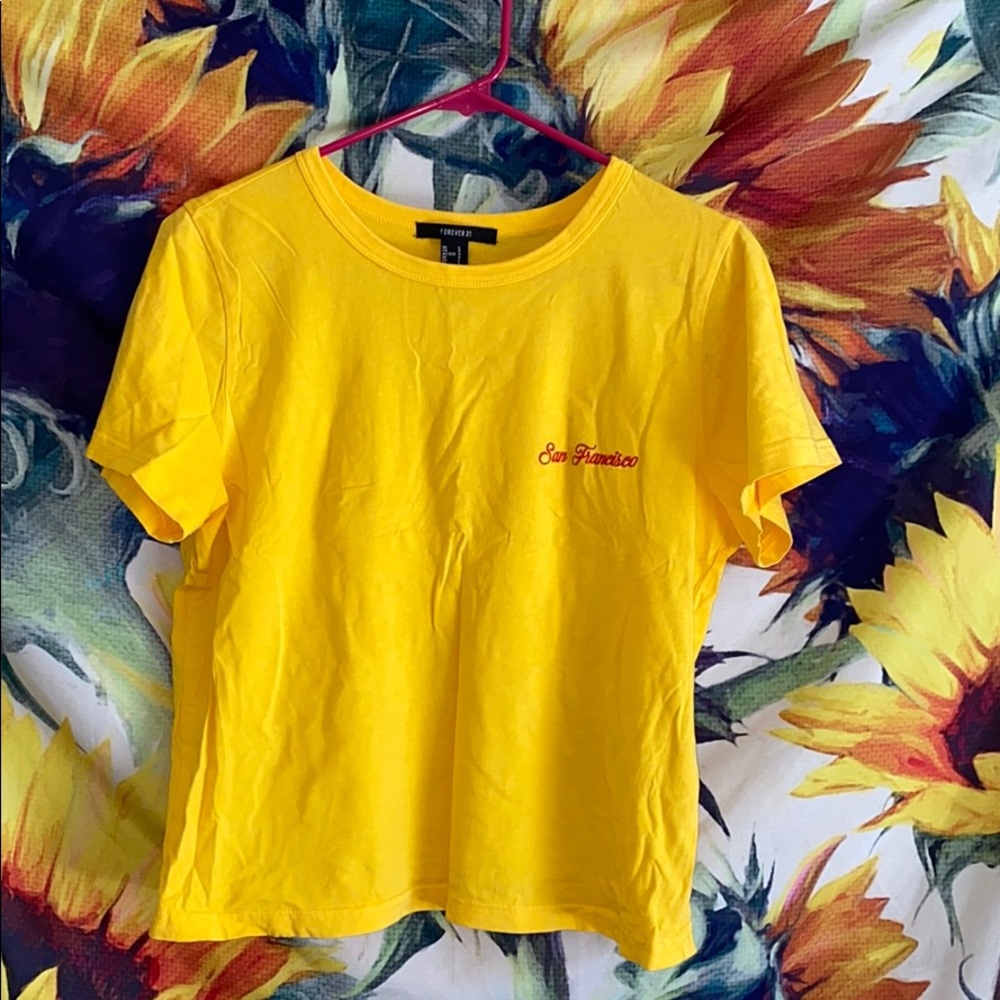Yellow fresco top